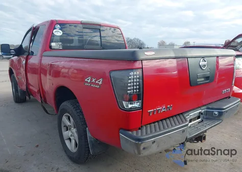 2005 Nissan Titan Se из США, поврежденный, VIN 1N6BA06B05N529454